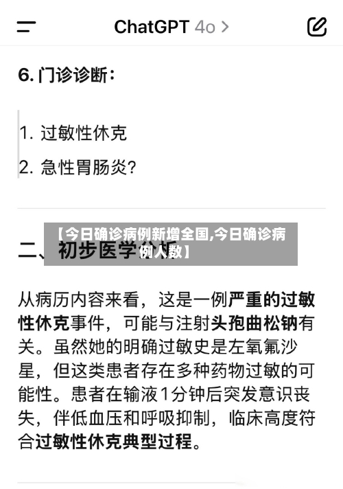 【今日确诊病例新增全国,今日确诊病例人数】