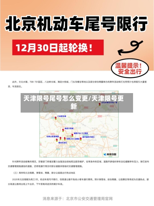 天津限号尾号怎么变更/天津限号更新