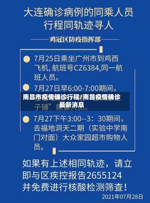 南昌市疫情确诊行程/南昌疫情确诊最新消息