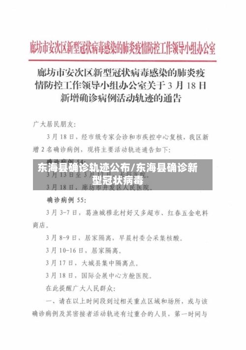 东海县确诊轨迹公布/东海县确诊新型冠状病毒-第3张图片