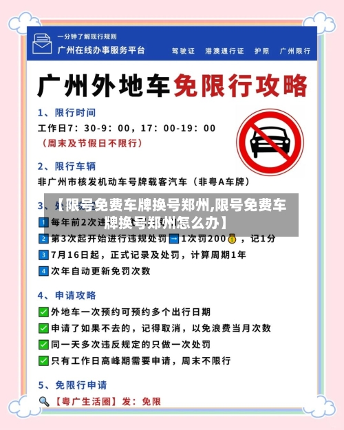 【限号免费车牌换号郑州,限号免费车牌换号郑州怎么办】