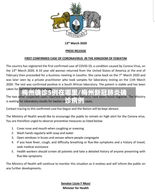 梅州确诊5例在哪里/梅州新冠肺炎确诊病例-第2张图片