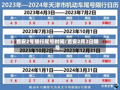 西安2号限行尾号时间/西安2月2日限号-第3张图片