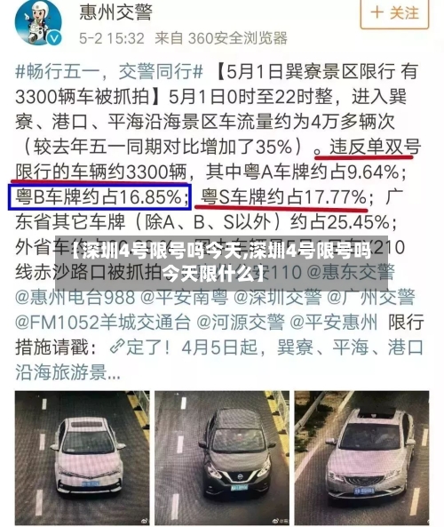 【深圳4号限号吗今天,深圳4号限号吗今天限什么】-第2张图片