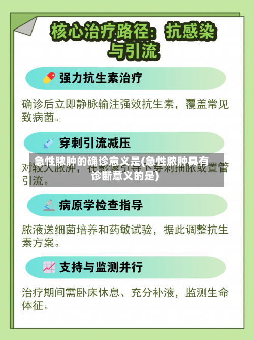 急性脓肿的确诊意义是(急性脓肿具有诊断意义的是)-第3张图片