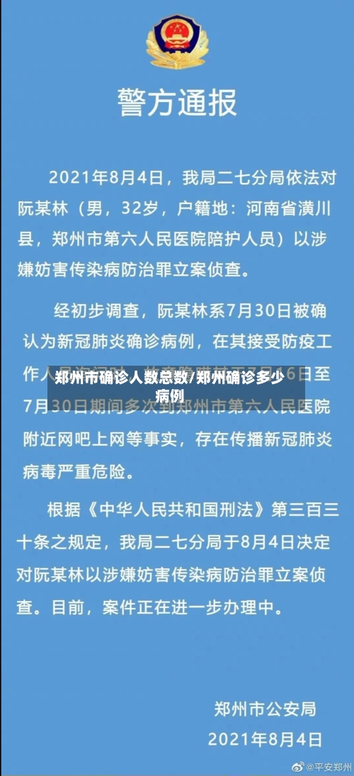 郑州市确诊人数总数/郑州确诊多少病例-第2张图片