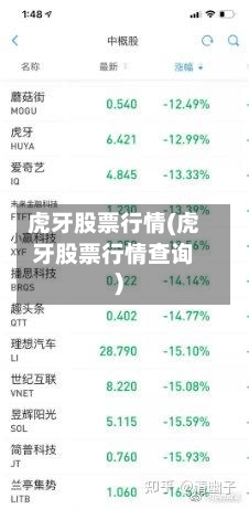 虎牙股票行情(虎牙股票行情查询)-第3张图片