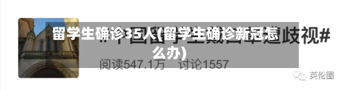 留学生确诊35人(留学生确诊新冠怎么办)-第3张图片