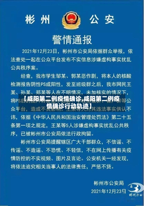 【咸阳第二例疫情确诊,咸阳第二例疫情确诊行动轨迹】
