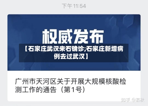 【石家庄武汉来石确诊,石家庄新增病例去过武汉】-第3张图片
