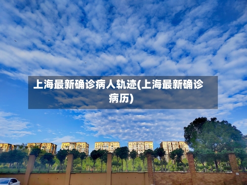 上海最新确诊病人轨迹(上海最新确诊病历)-第2张图片