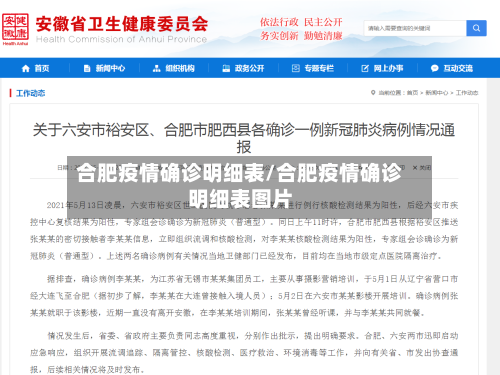 合肥疫情确诊明细表/合肥疫情确诊明细表图片-第2张图片