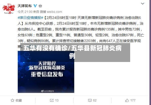 五华有没有确诊/五华县新冠肺炎病例