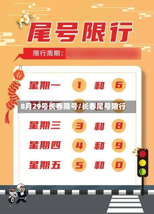 8月29号长春限号/长春尾号限行