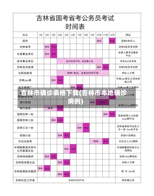 吉林市确诊表格下载(吉林市本地确诊病例)