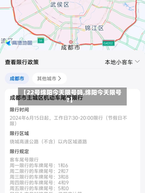 【22号绵阳今天限号吗,绵阳今天限号?】