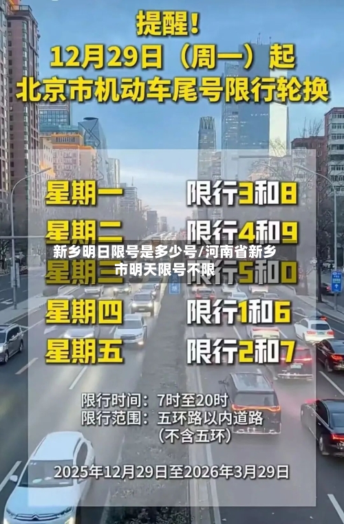 新乡明日限号是多少号/河南省新乡市明天限号不限-第2张图片