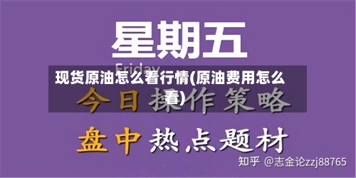 现货原油怎么看行情(原油费用怎么看)
