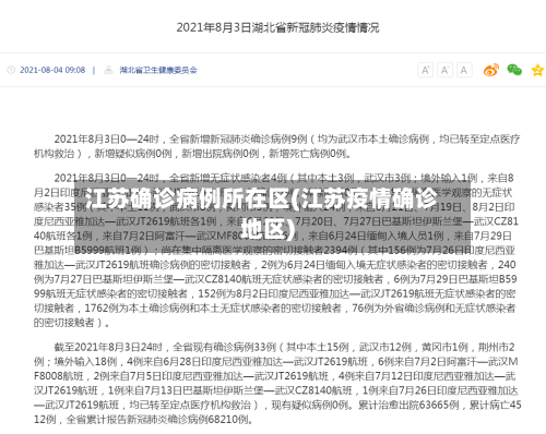 江苏确诊病例所在区(江苏疫情确诊地区)-第2张图片
