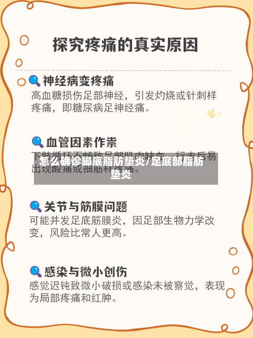怎么确诊脚底脂肪垫炎/足底部脂肪垫炎-第3张图片