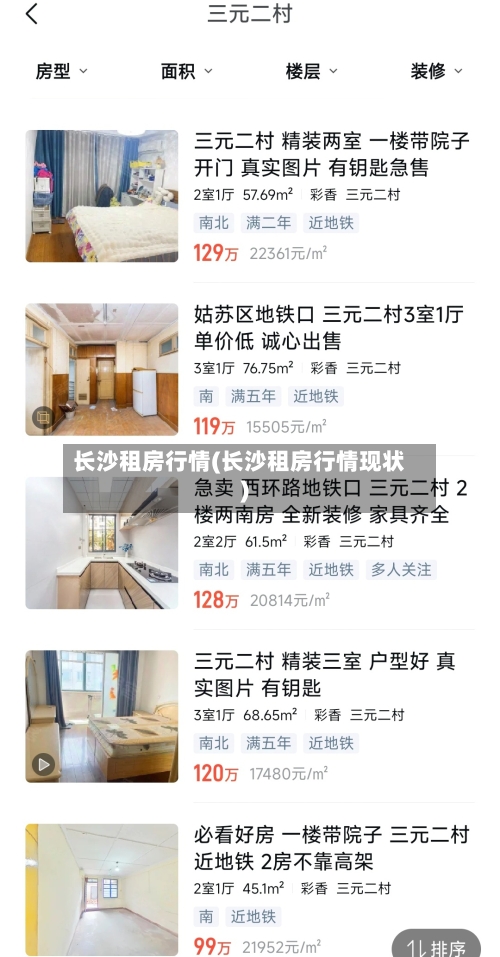 长沙租房行情(长沙租房行情现状)