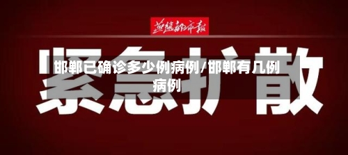 邯郸已确诊多少例病例/邯郸有几例病例-第2张图片