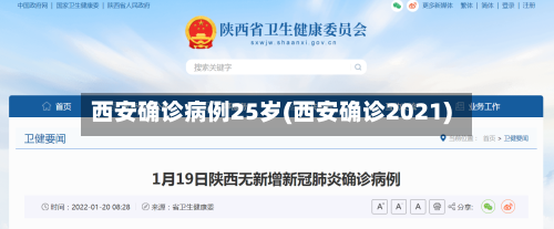西安确诊病例25岁(西安确诊2021)-第2张图片