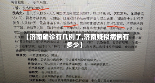 【济南确诊有几例了,济南疑似病例有多少】-第3张图片