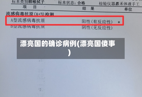 漂亮国的确诊病例(漂亮国傻事)