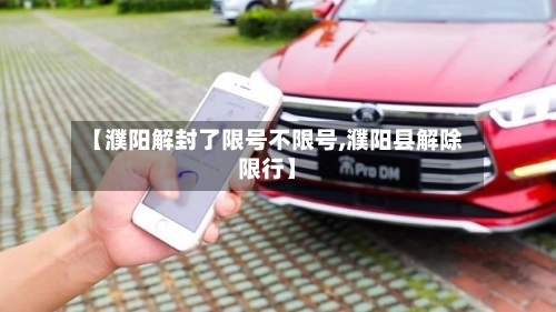 【濮阳解封了限号不限号,濮阳县解除限行】-第3张图片