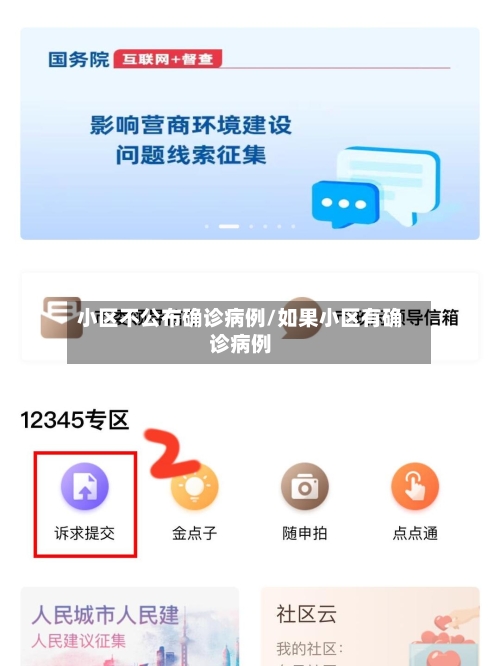 小区不公布确诊病例/如果小区有确诊病例-第2张图片