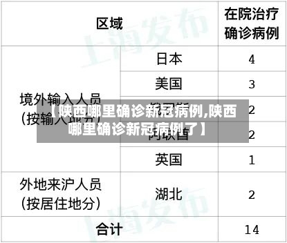 【陕西哪里确诊新冠病例,陕西哪里确诊新冠病例了】-第2张图片