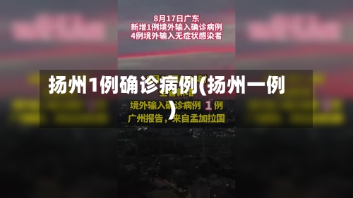 扬州1例确诊病例(扬州一例)-第3张图片