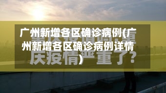 广州新增各区确诊病例(广州新增各区确诊病例详情)-第3张图片