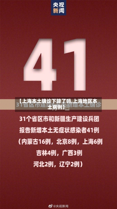 【上海本土确诊下降了吗,上海地区本土病例】-第2张图片