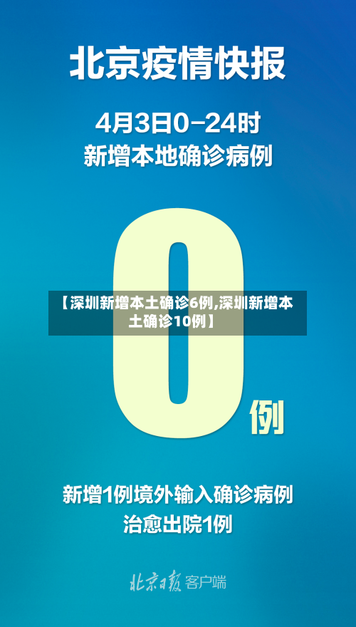 【深圳新增本土确诊6例,深圳新增本土确诊10例】