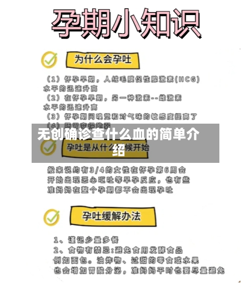 无创确诊查什么血的简单介绍