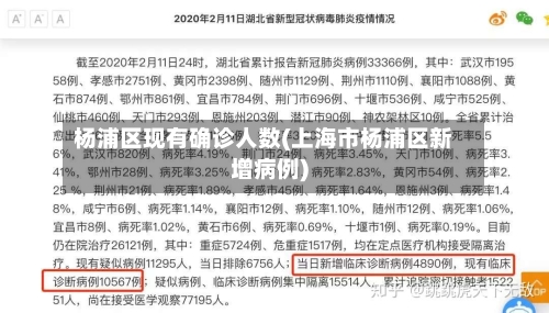 杨浦区现有确诊人数(上海市杨浦区新增病例)-第2张图片