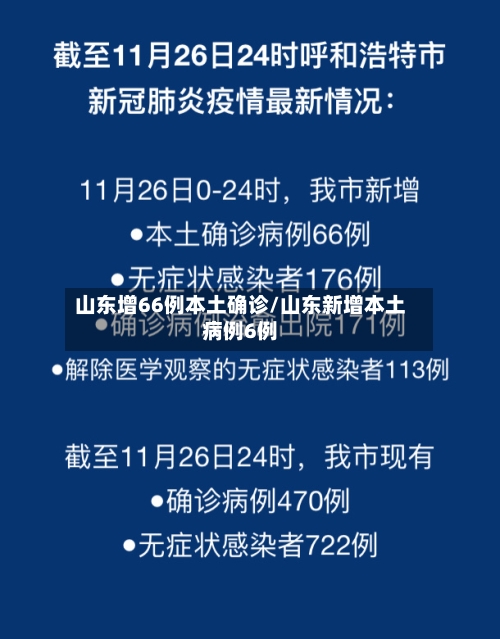 山东增66例本土确诊/山东新增本土病例6例-第2张图片
