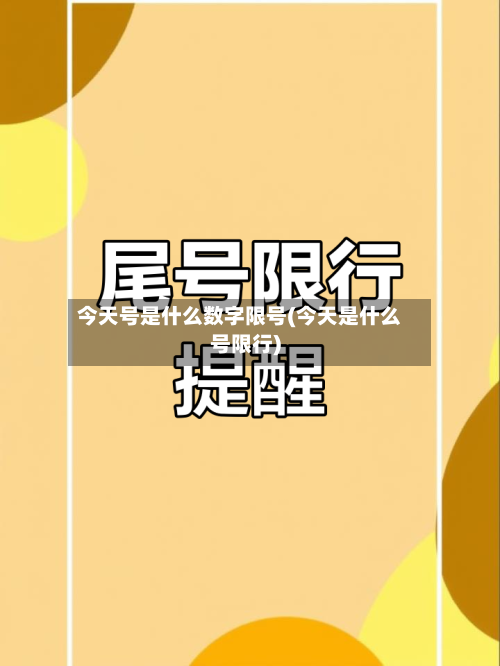 今天号是什么数字限号(今天是什么号限行)-第3张图片
