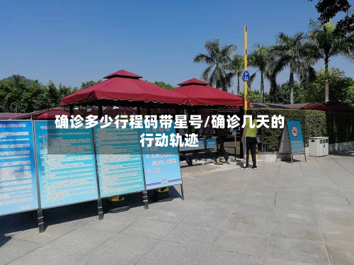 确诊多少行程码带星号/确诊几天的行动轨迹-第2张图片