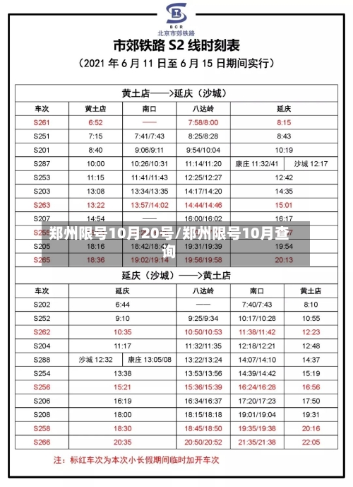 郑州限号10月20号/郑州限号10月查询-第3张图片